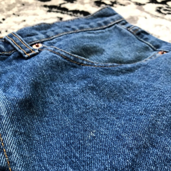 90s denim vintage levis cut-offs - Picture 2 of 4